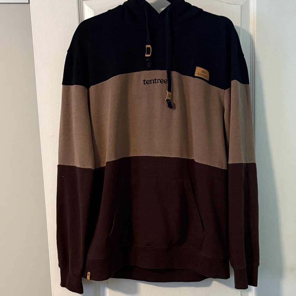 tentree Black and Brown Men's Sweater
